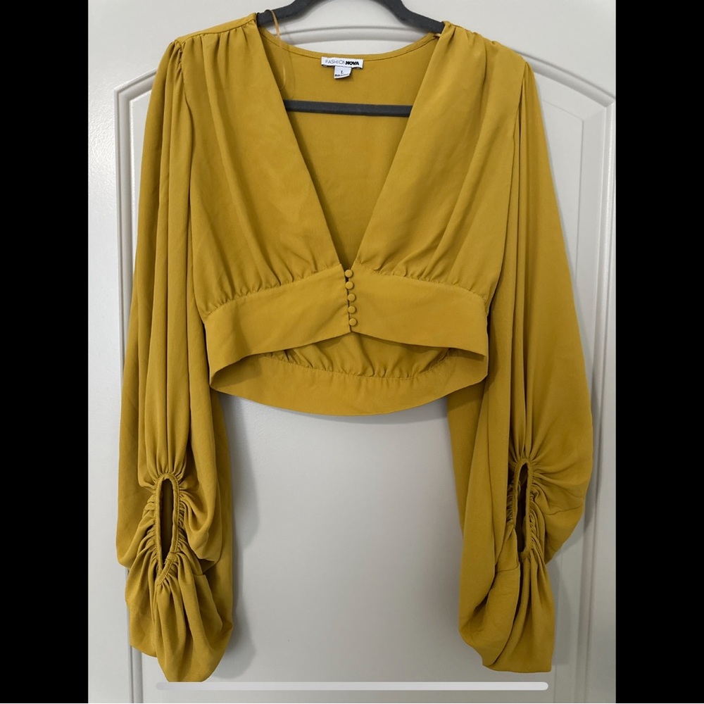 Women's Mustard Yellow Blouse
